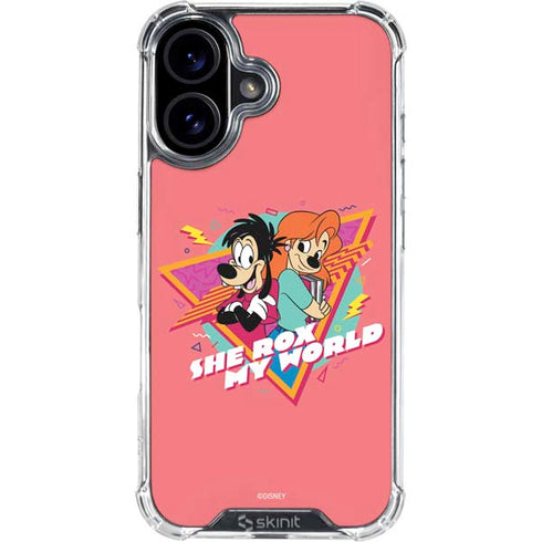 Disney She Rox My World iPhone 16 Clear Case